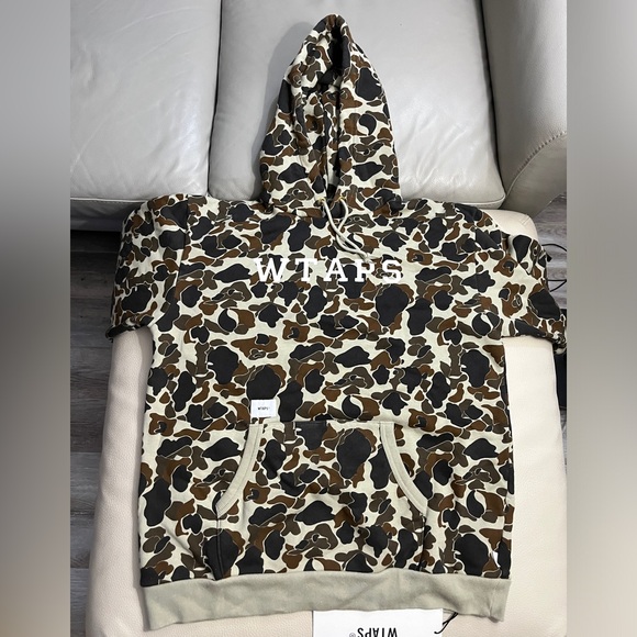 NWT - WTAPS Men’s Relaxed Fit Camo Hoodie - Made in Japan - Size 2 / US M - Picture 5 of 13